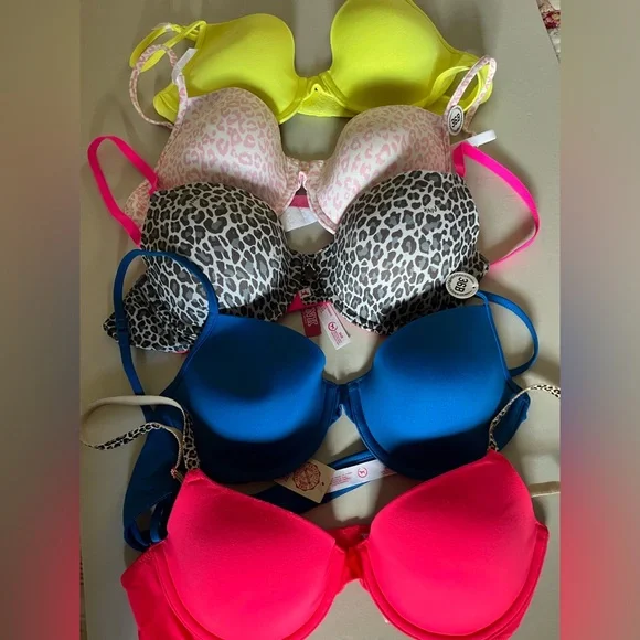 5 PINK Victoria's Secret Bras - Picture 2 of 4